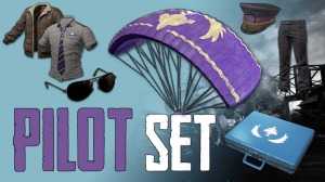 PILOT + JUNGLE+ GUNSLINGER SET CRATE PUBG