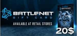BATTLE.NET CODE 20$